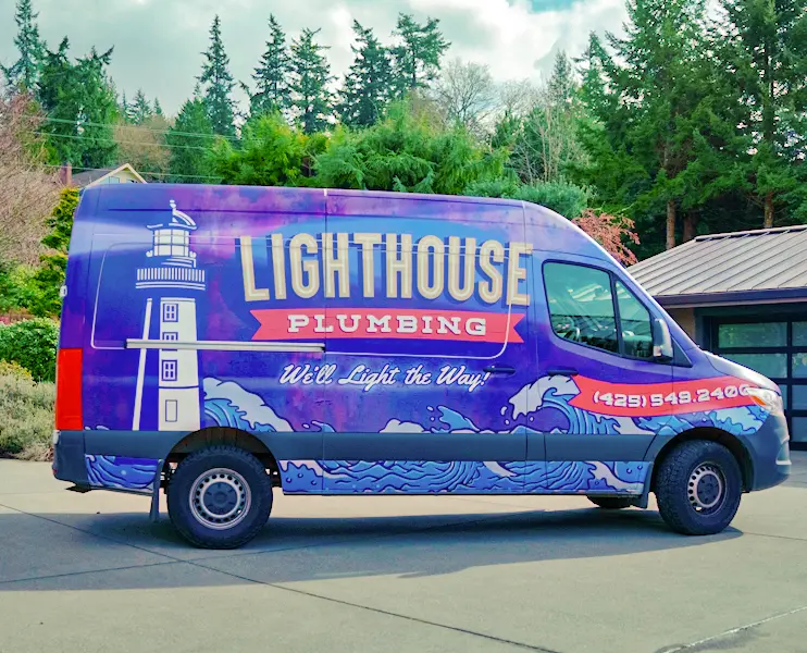 Lighthouse Plumbing Van